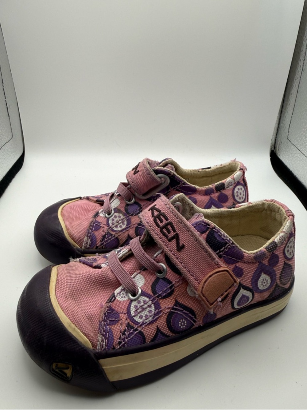 Keen Coronado Toddler Kids Sneaker Shoe‎ Pink Purple Canvas Girly T8
